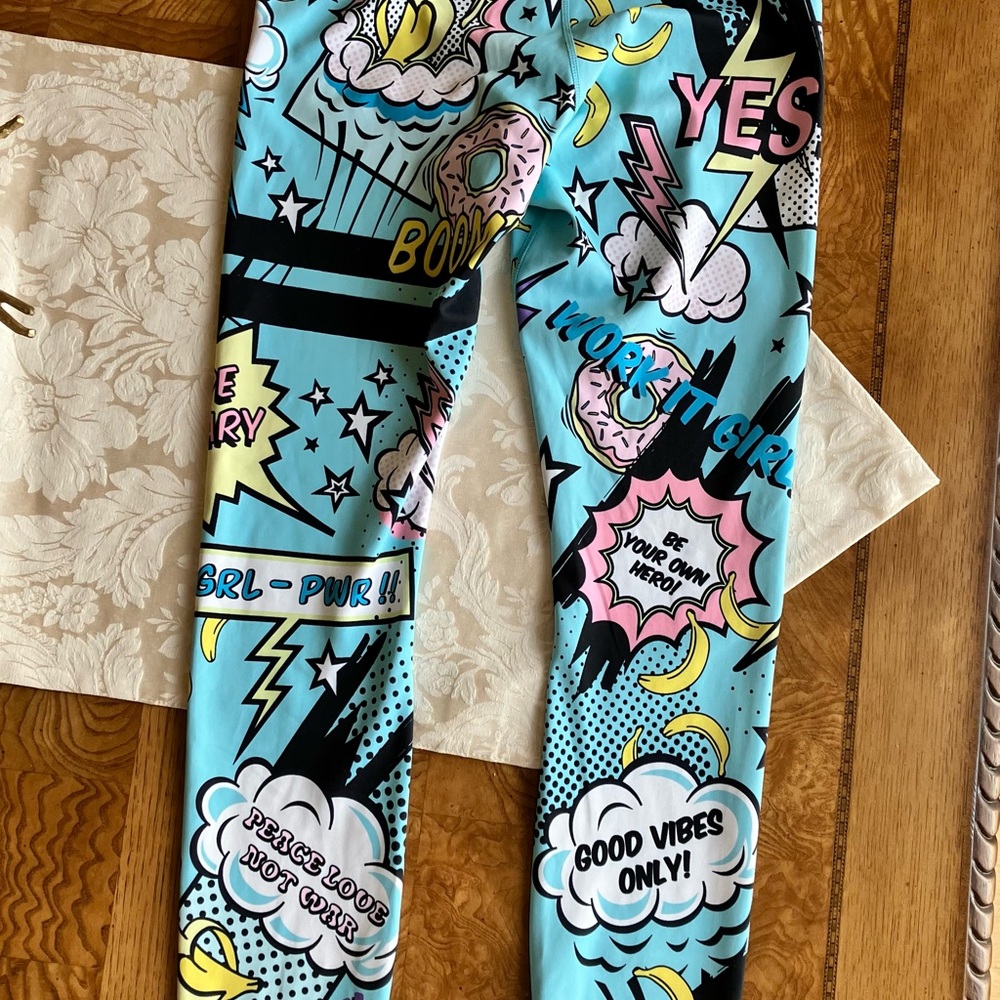 STRONGER ice cream bananas leggings - Picture 3 of 4
